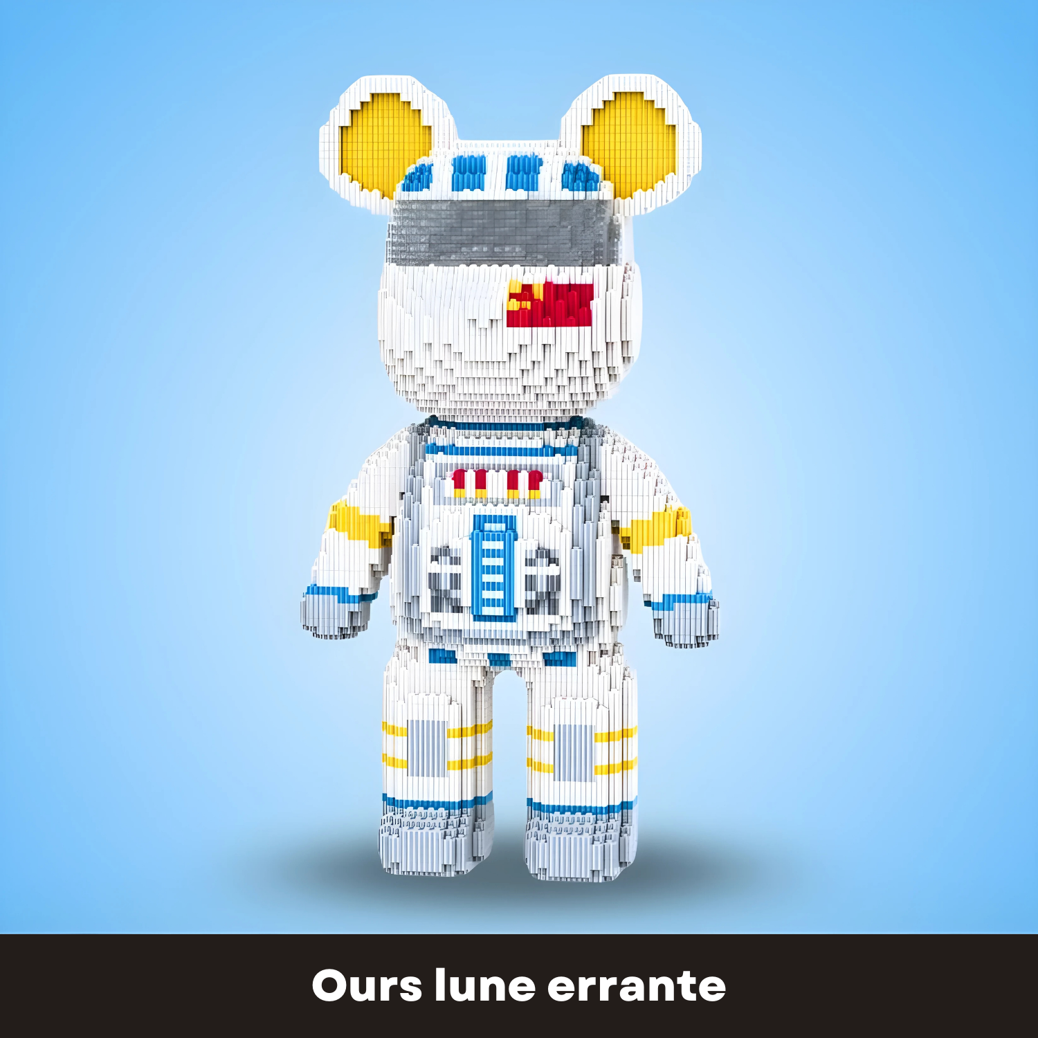 PixelBlocks™ Giant Buildable Brick Bear - French