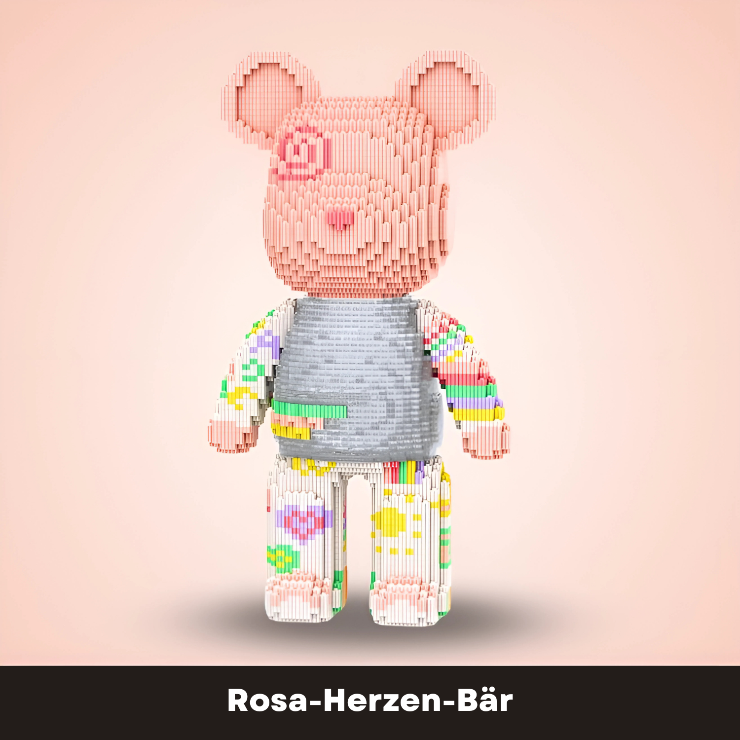 Pixelblocks™ - Riesiger Baustein-Bär