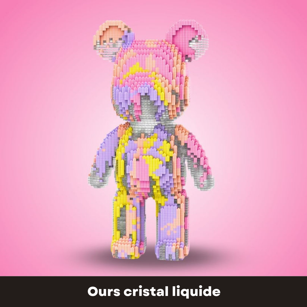 PixelBlocks™ Giant Buildable Brick Bear - French