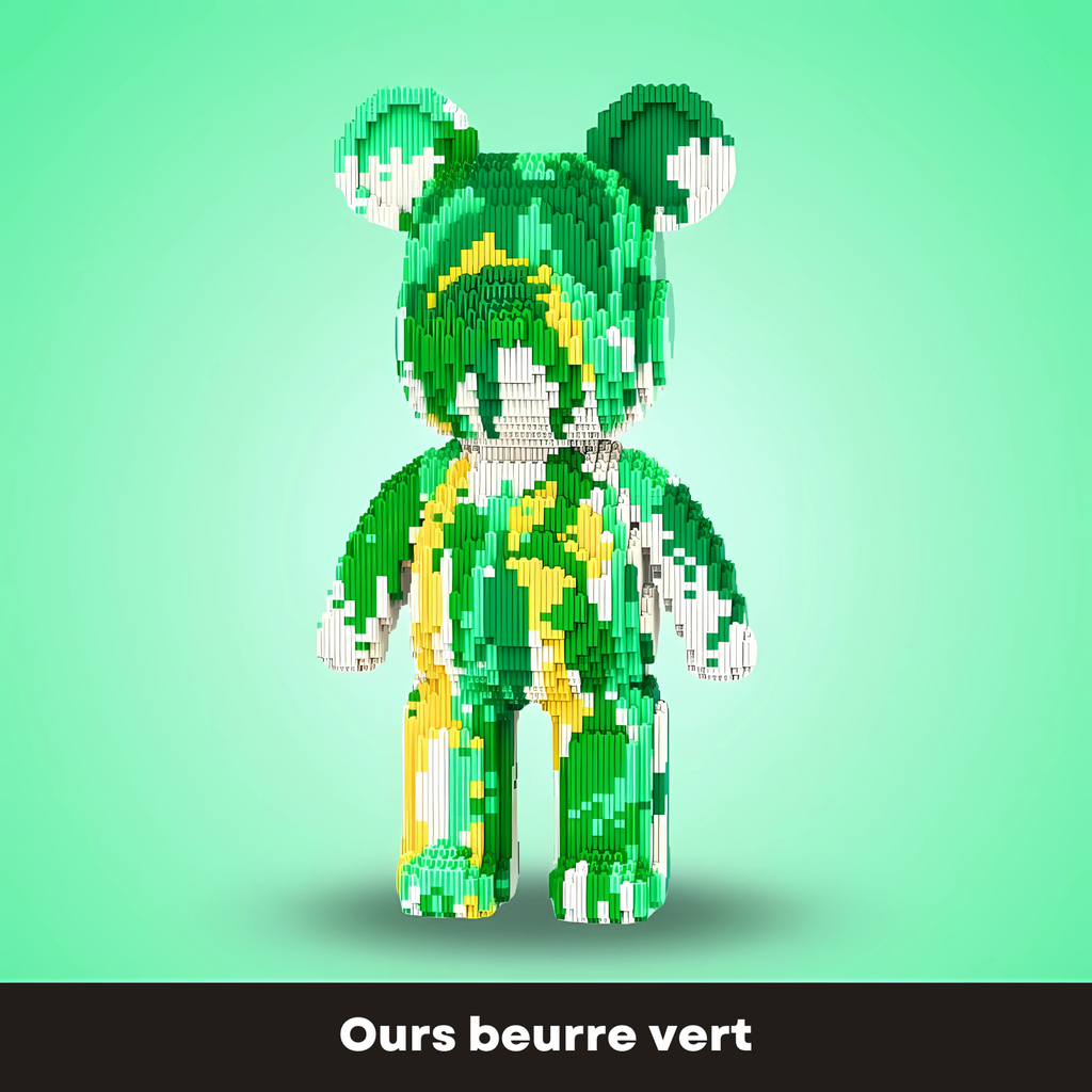 PixelBlocks™ Giant Buildable Brick Bear - French