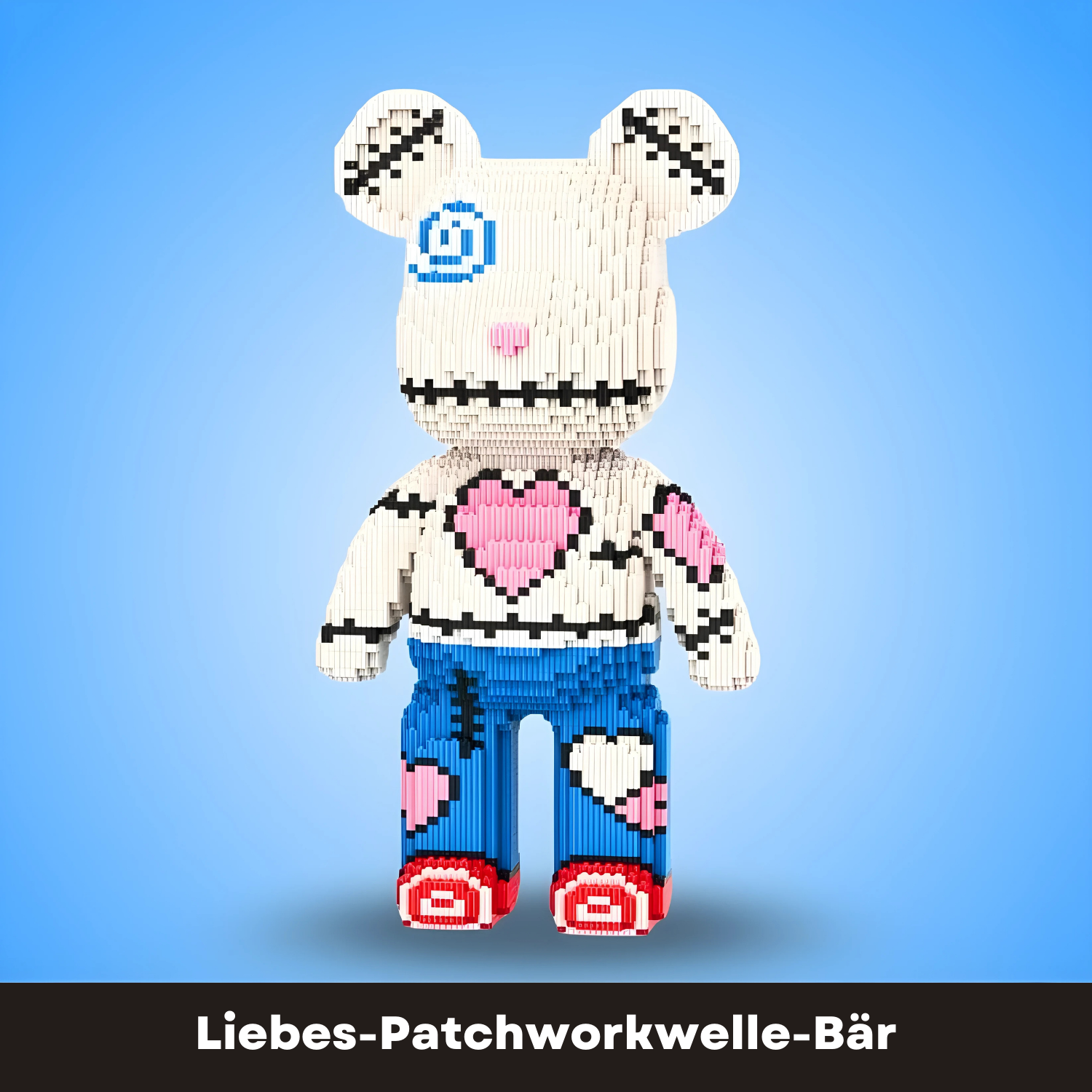 Pixelblocks™ - Riesiger Baustein-Bär