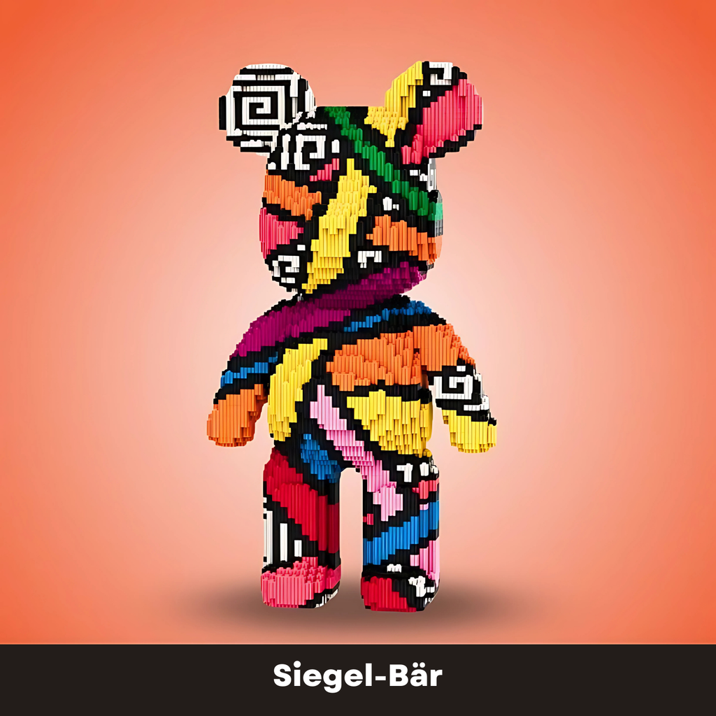 Pixelblocks™ - Riesiger Baustein-Bär