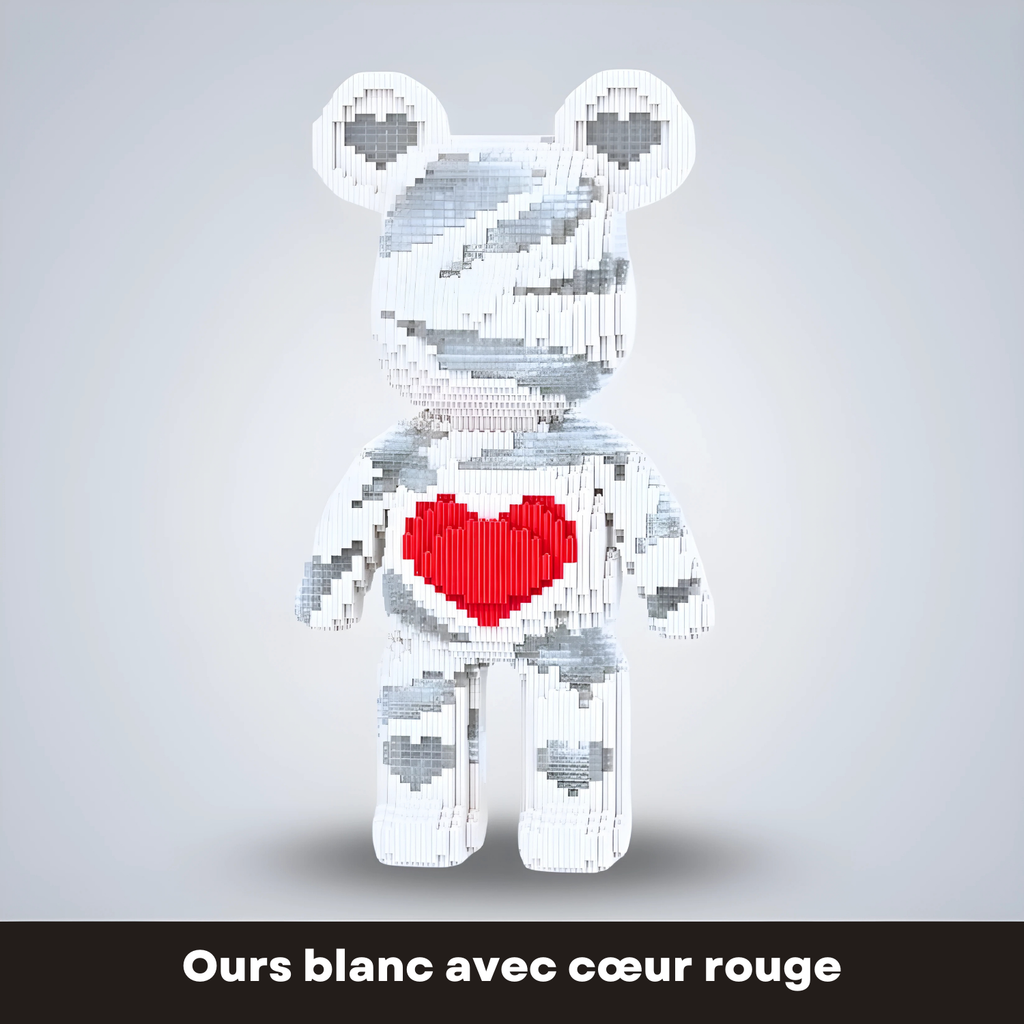 PixelBlocks™ Giant Buildable Brick Bear - French