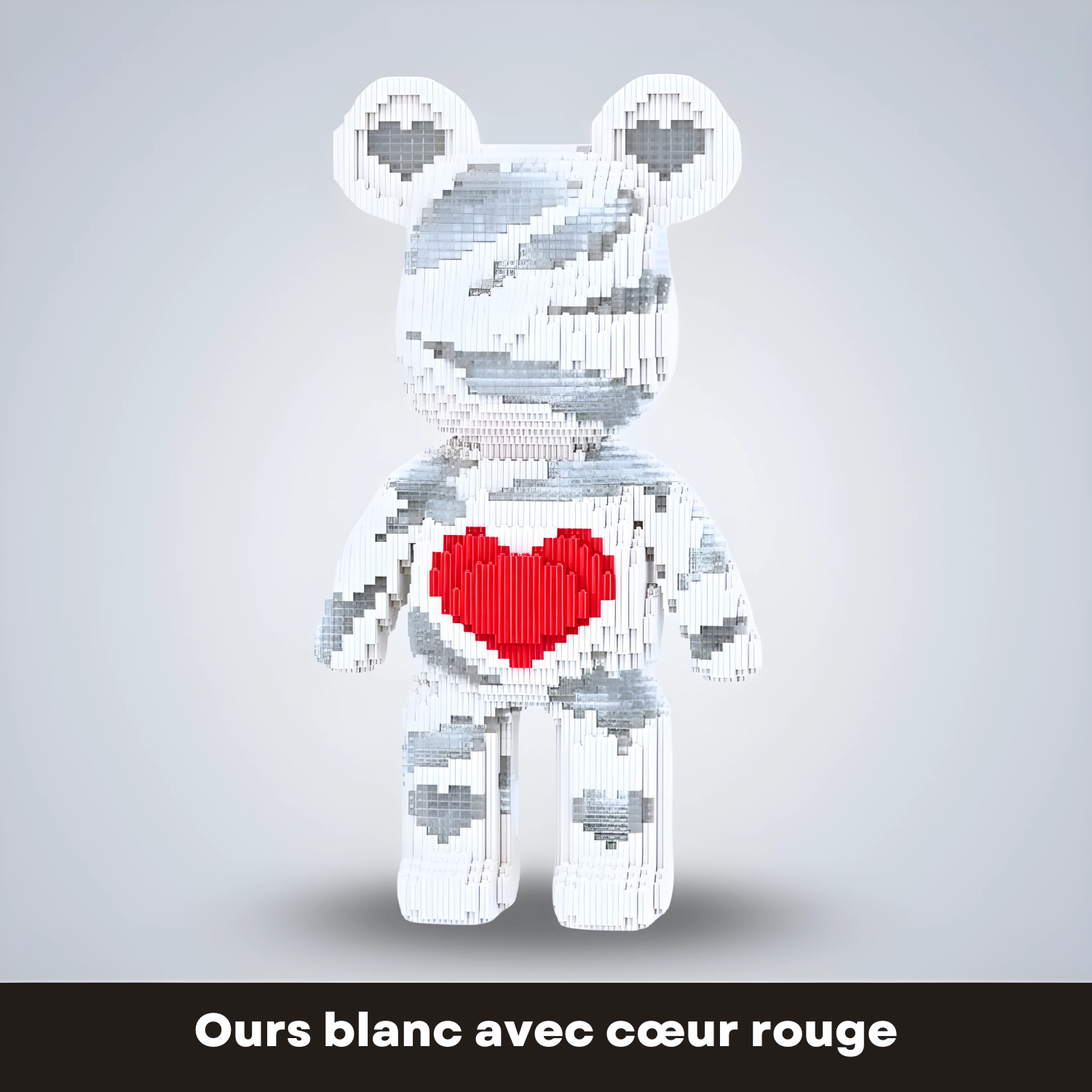PixelBlocks™ Giant Buildable Brick Bear - French
