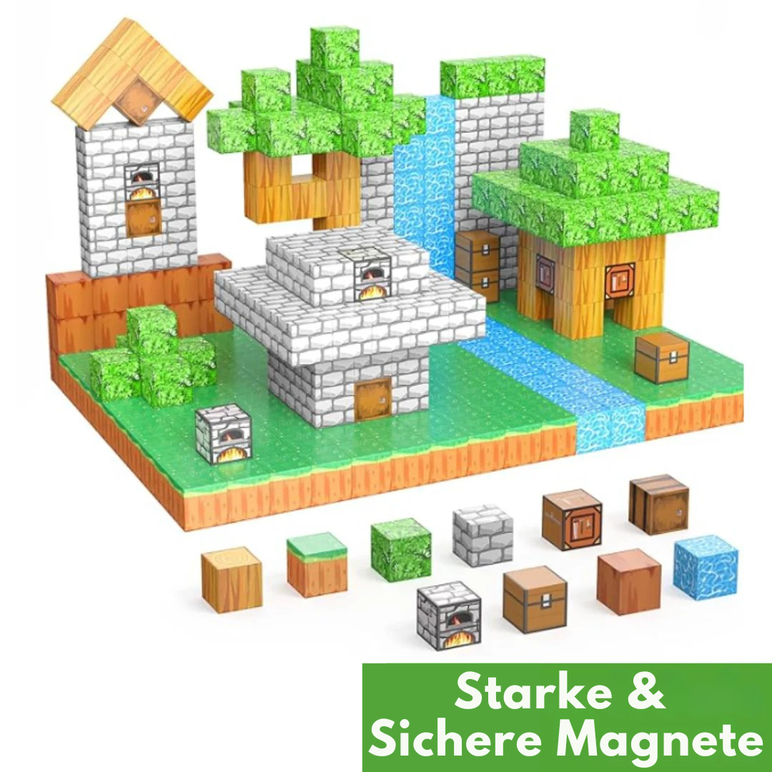 Pixel Blocks - Build-A-World-Magnete