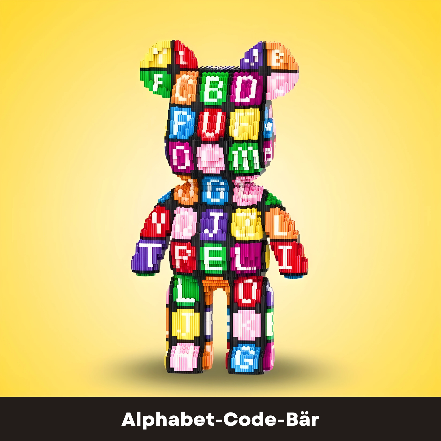Pixelblocks™ - Riesiger Baustein-Bär