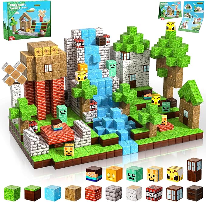 Pixel Blocks - Build-A-World-Magnete