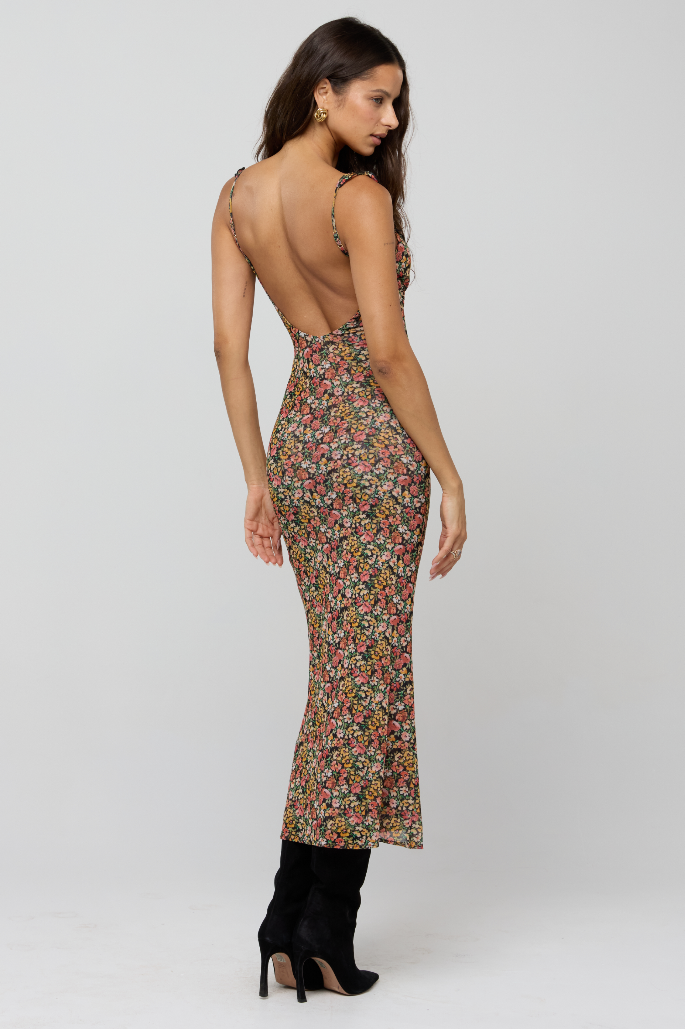 Goldie Dress in Fig