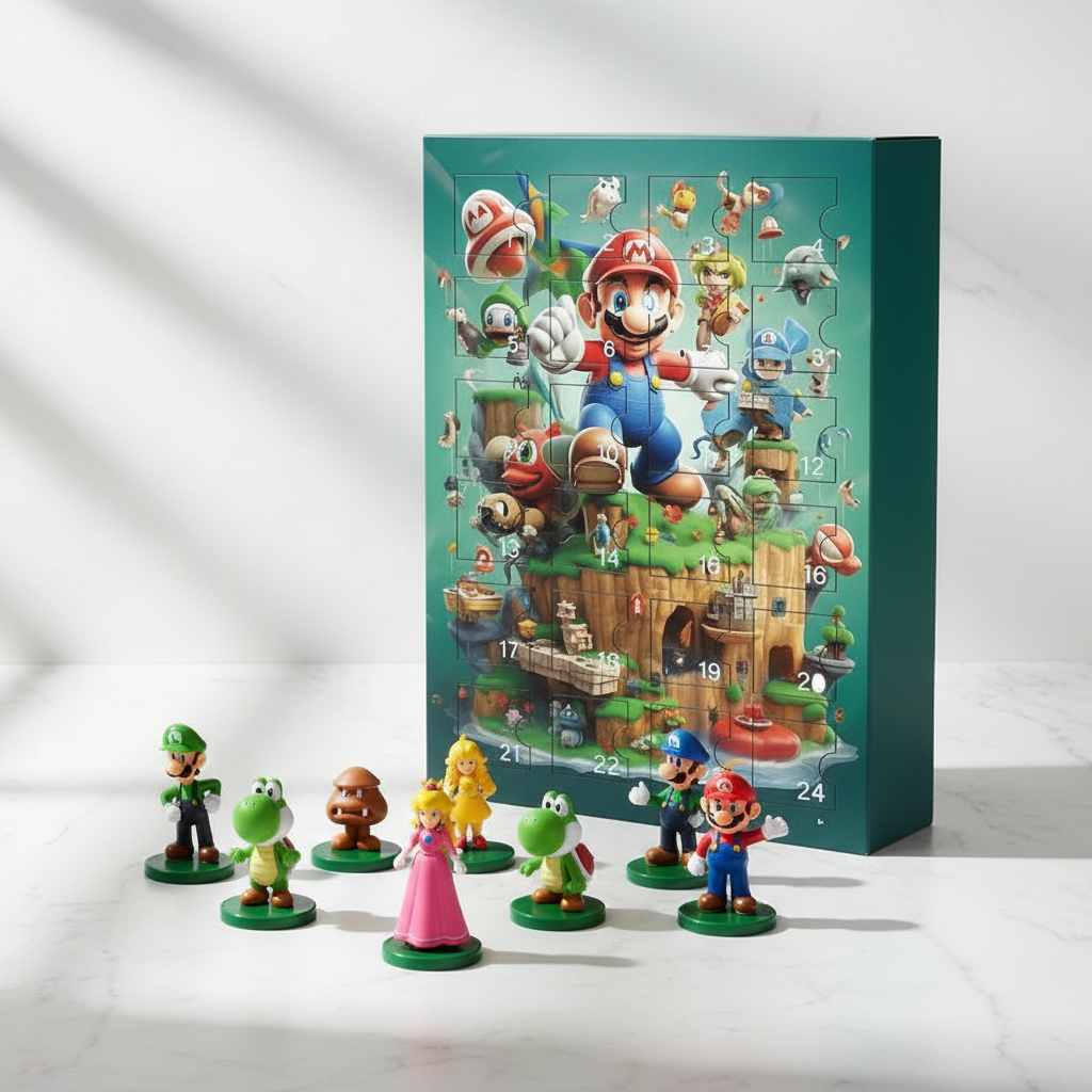 Super Mario Adventskalender – 24 Überraschungen & Figuren