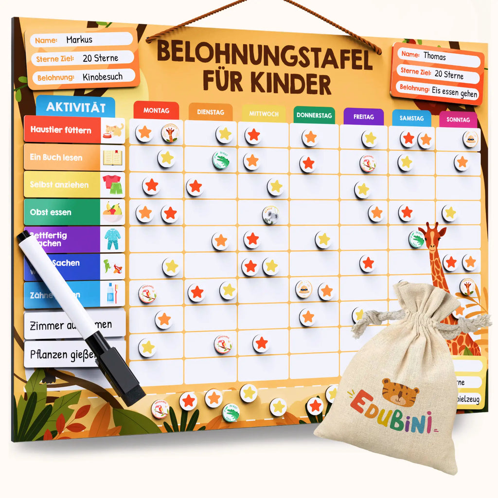 Edubini Magnetische Belohnungstafel