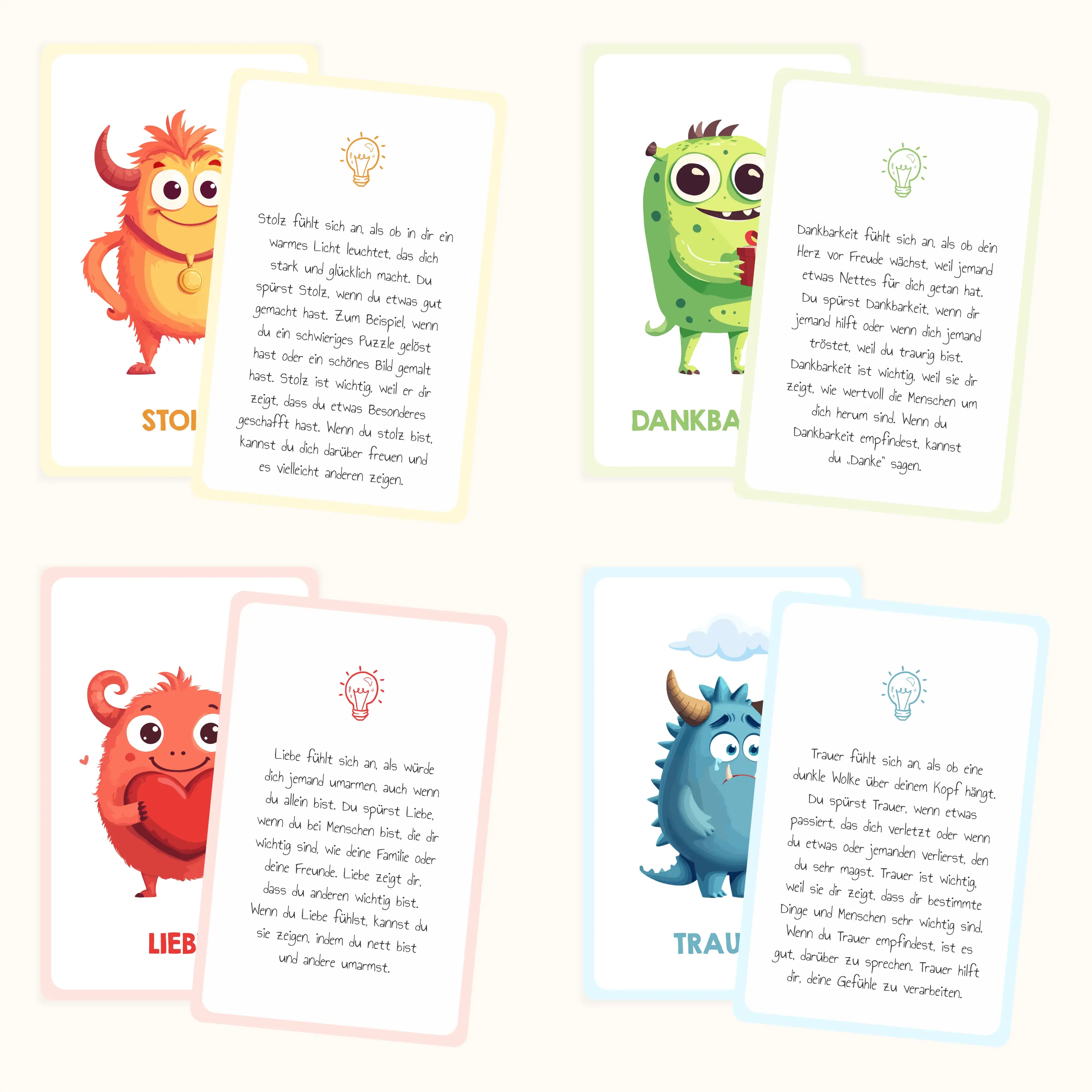 Edubini Gefühlskarten für Kinder
