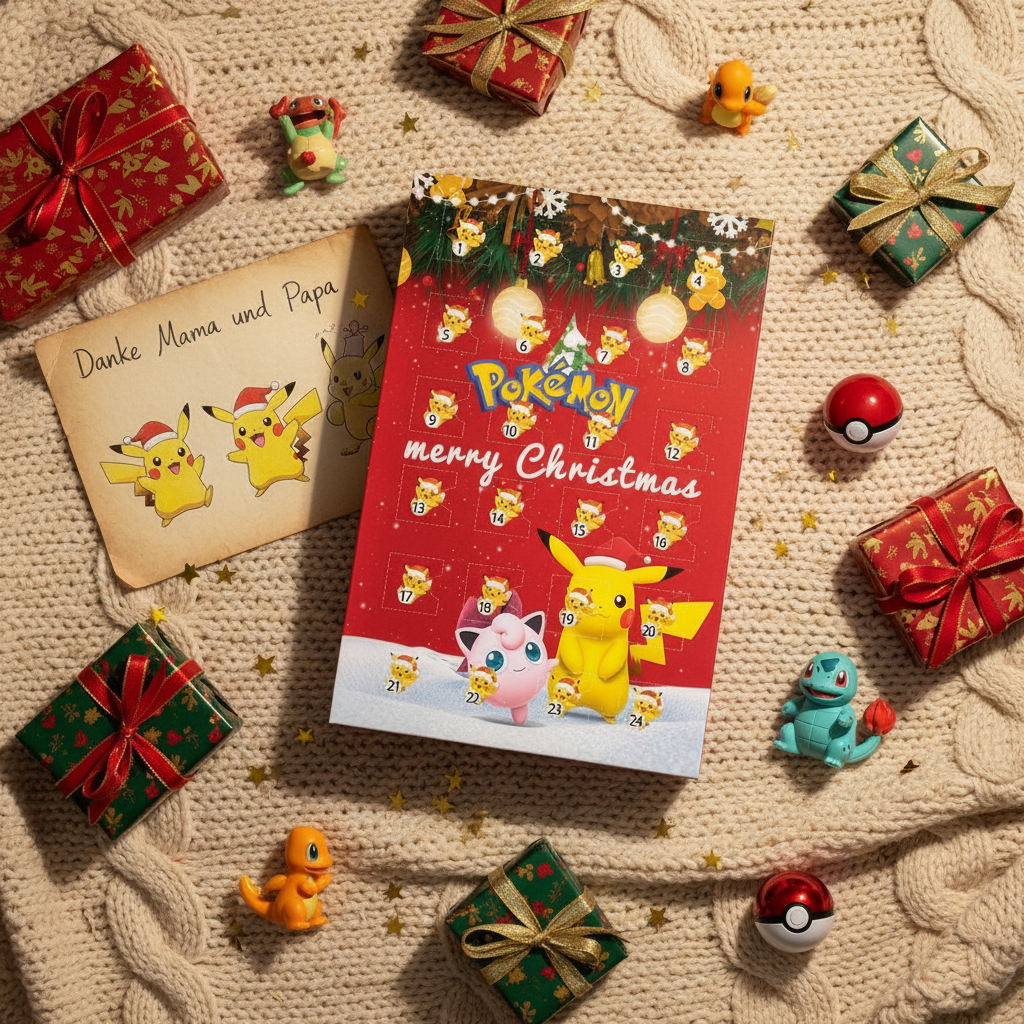 Pokémon Adventskalender – 24 Überraschungen & Figuren