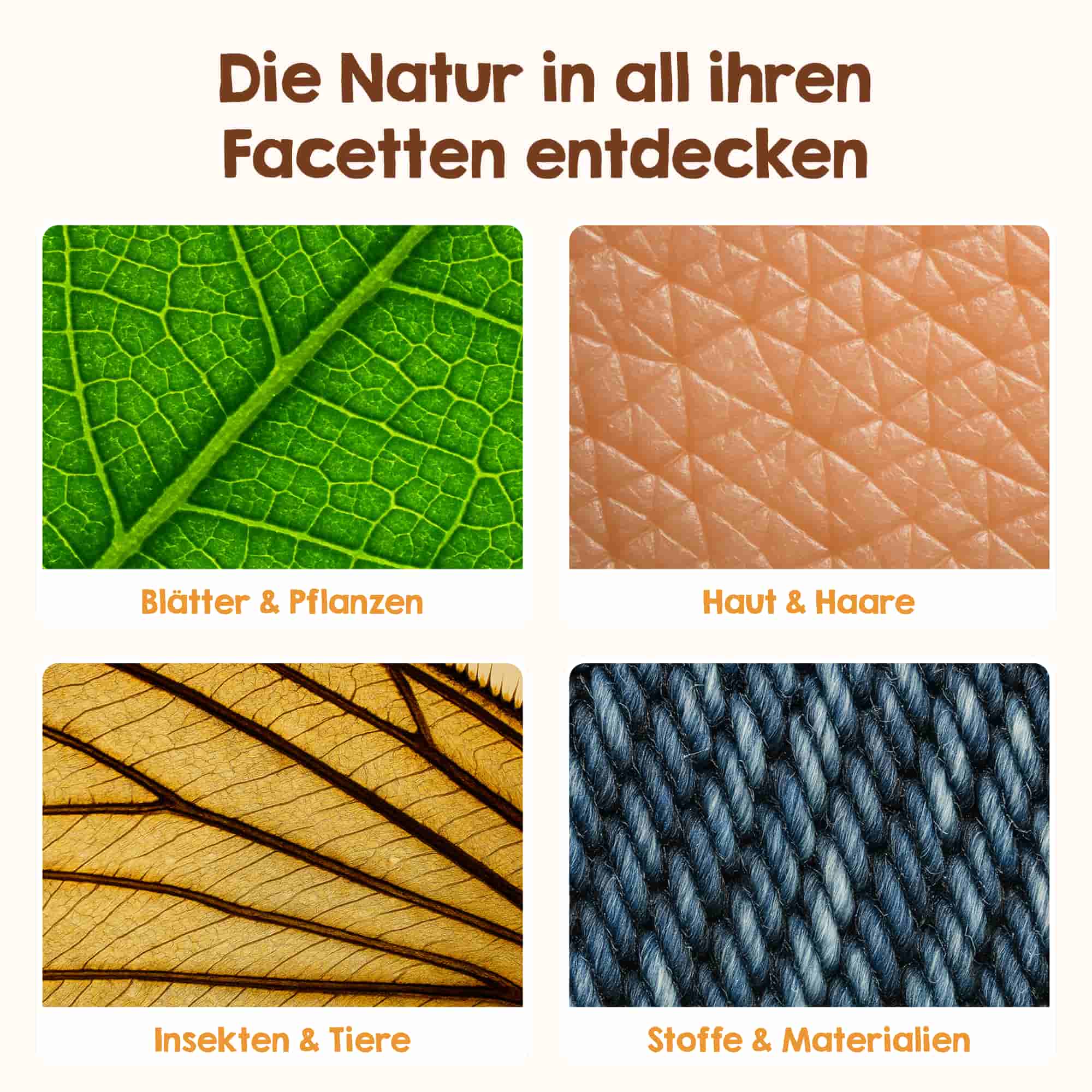 Edubini Abenteuer-Mikroskop für Kinder