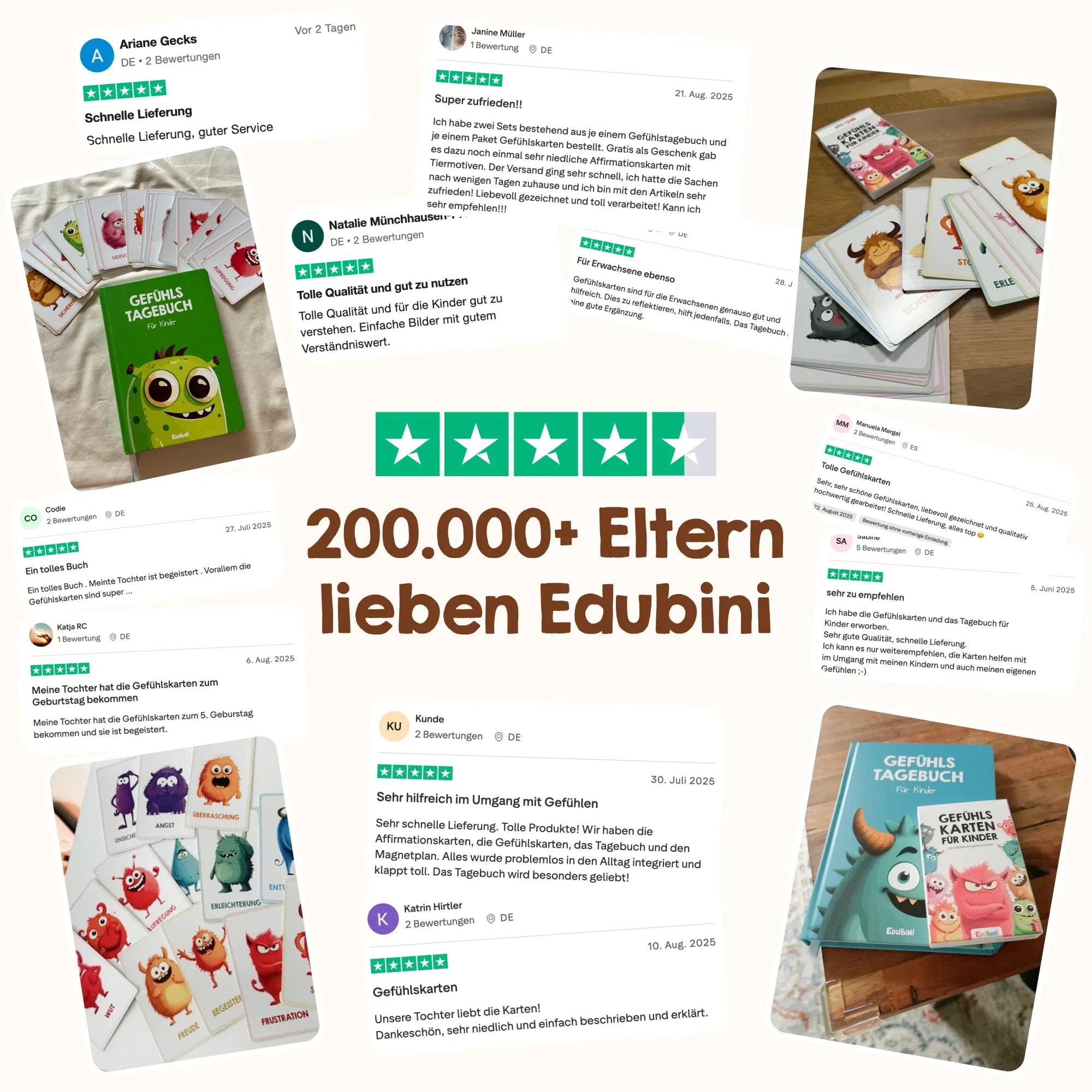 Edubini Gefühlskarten für Kinder