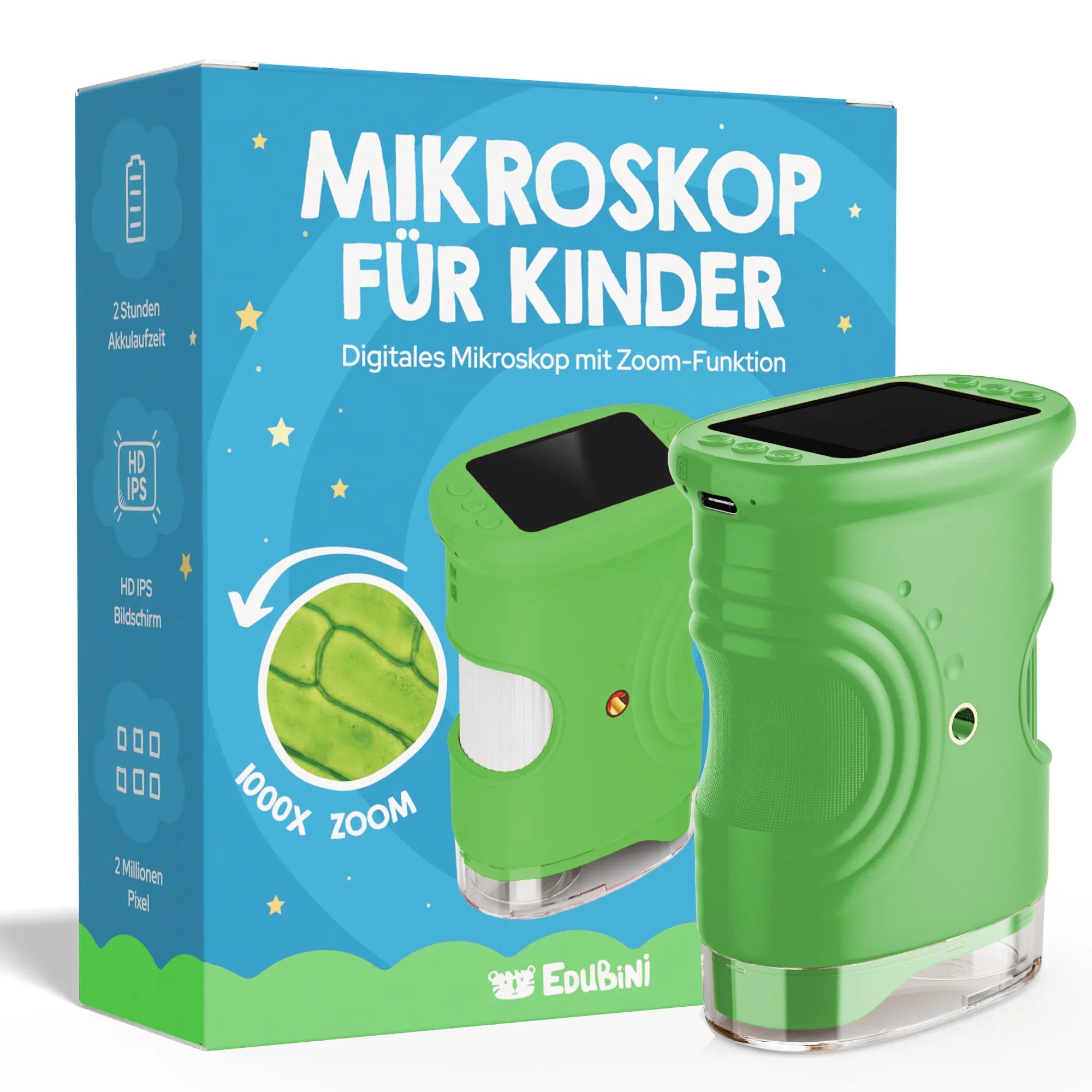 Edubini Abenteuer-Mikroskop für Kinder
