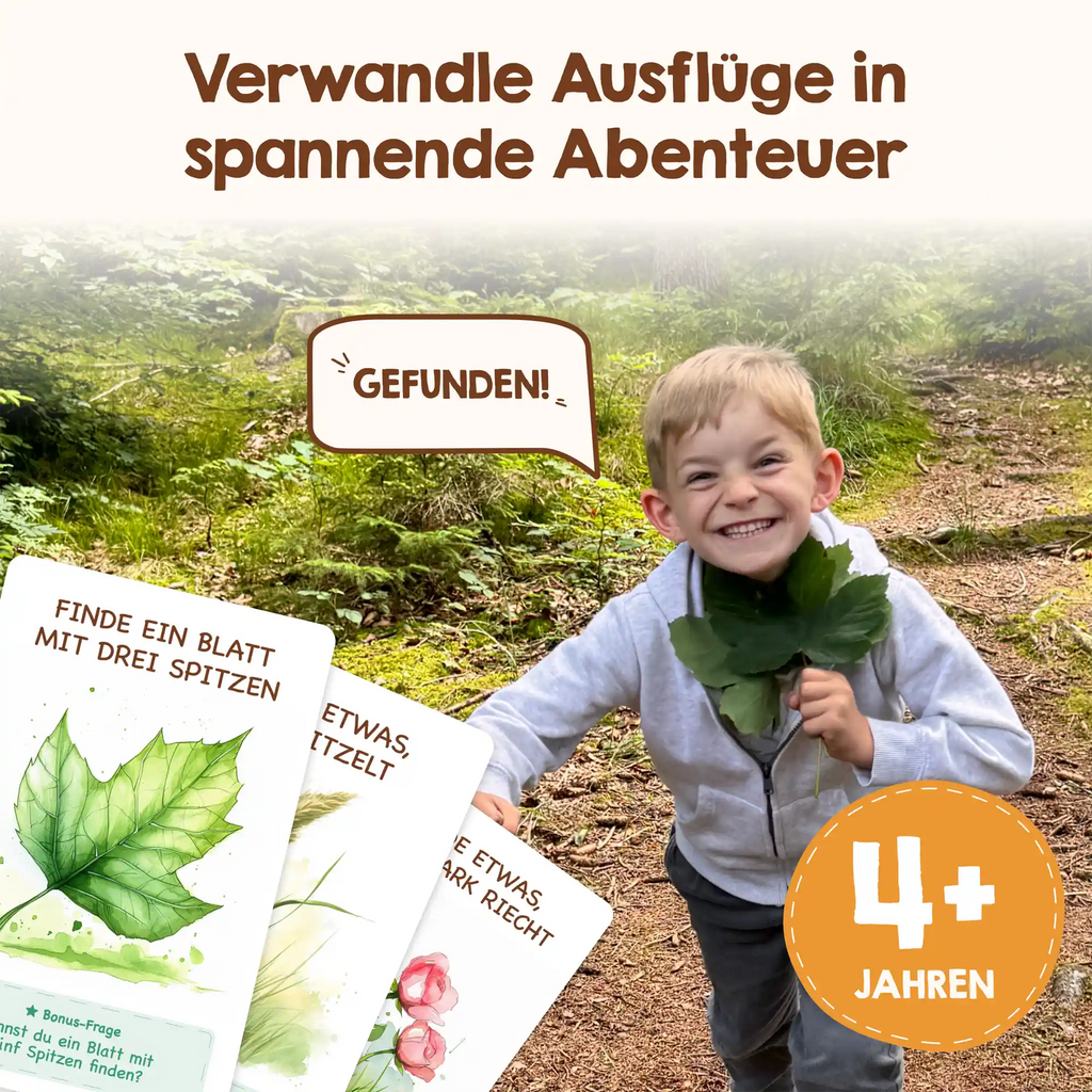 Edubini Gefunden! Outdoor Suchspiel für Kinder