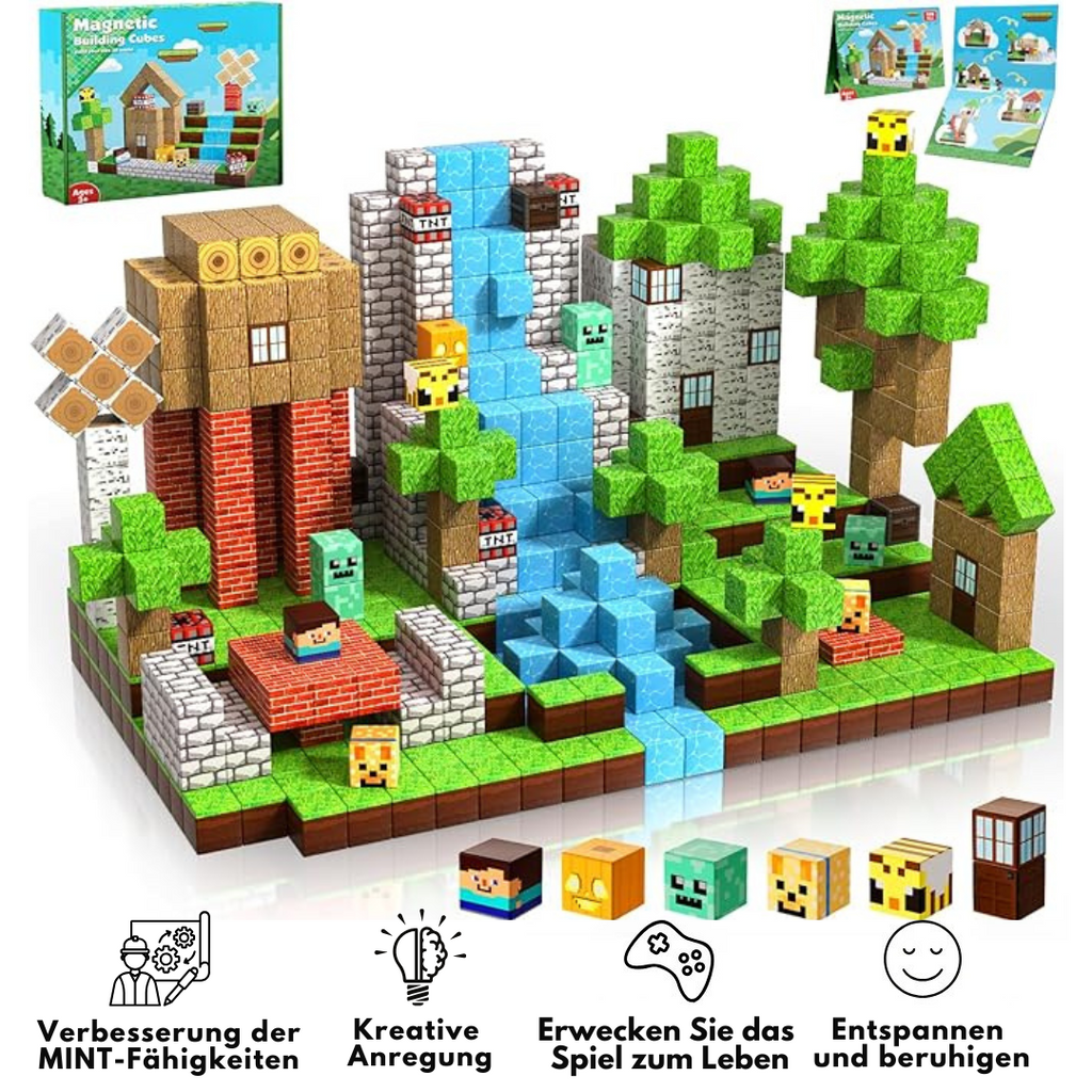 Pixel Blocks - Build-A-World-Magnete