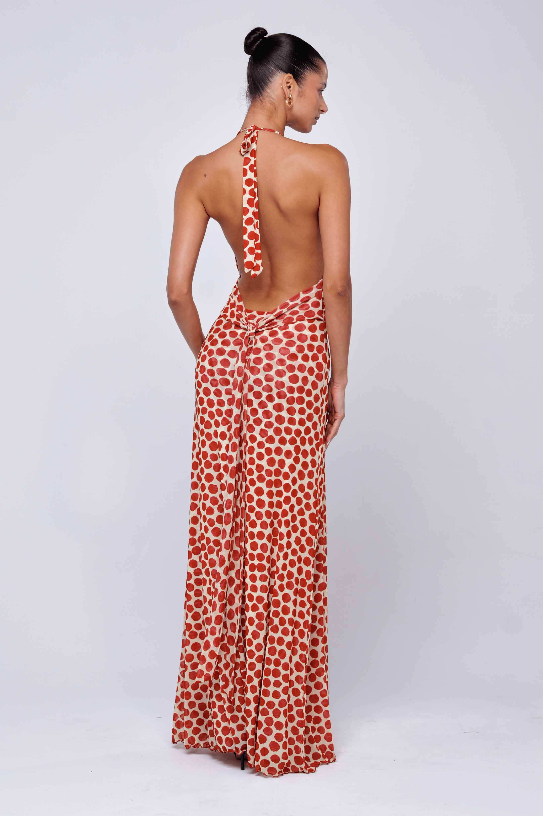Chelsea Dress in Campari
