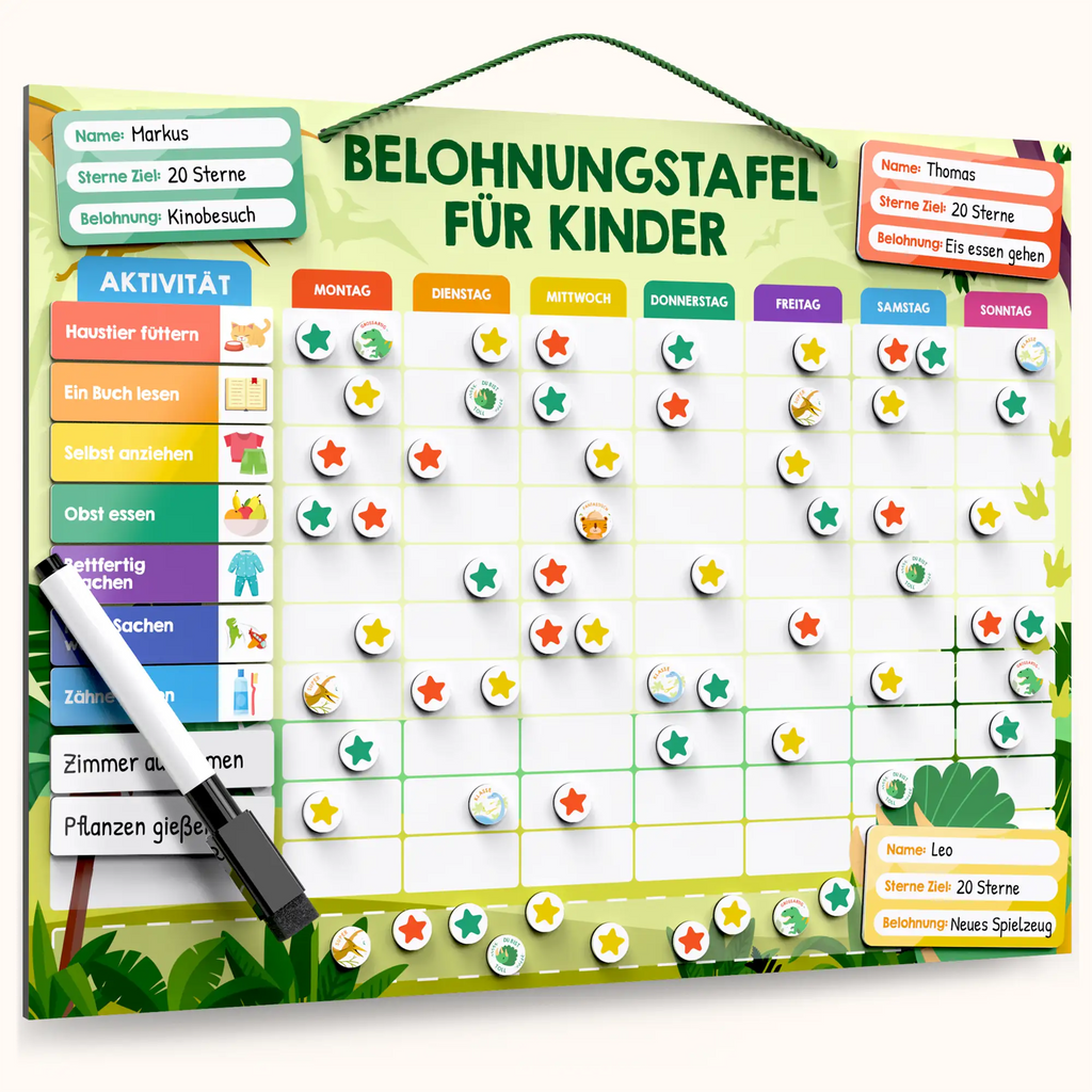 Edubini Magnetische Belohnungstafel