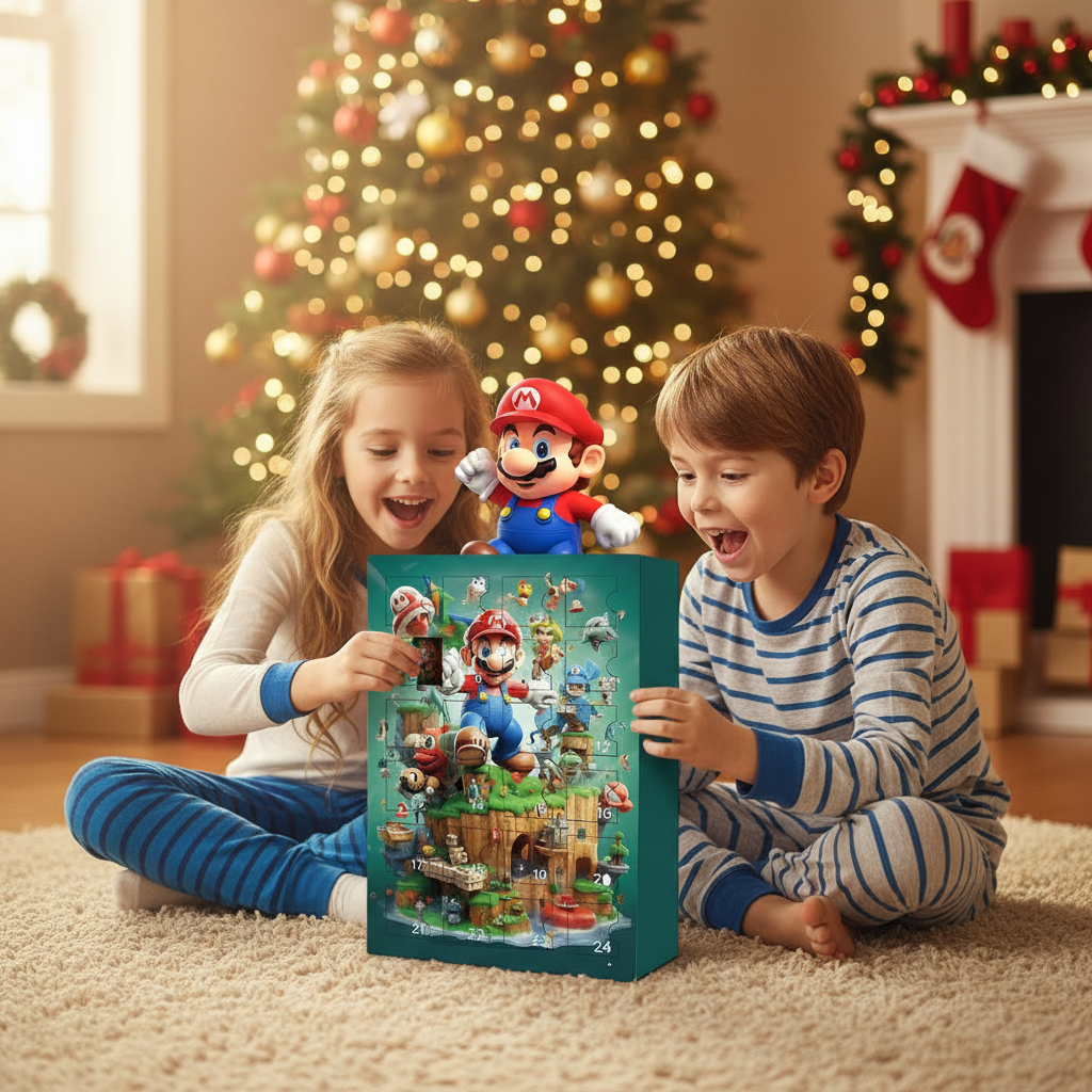 Super Mario Adventskalender – 24 Überraschungen & Figuren