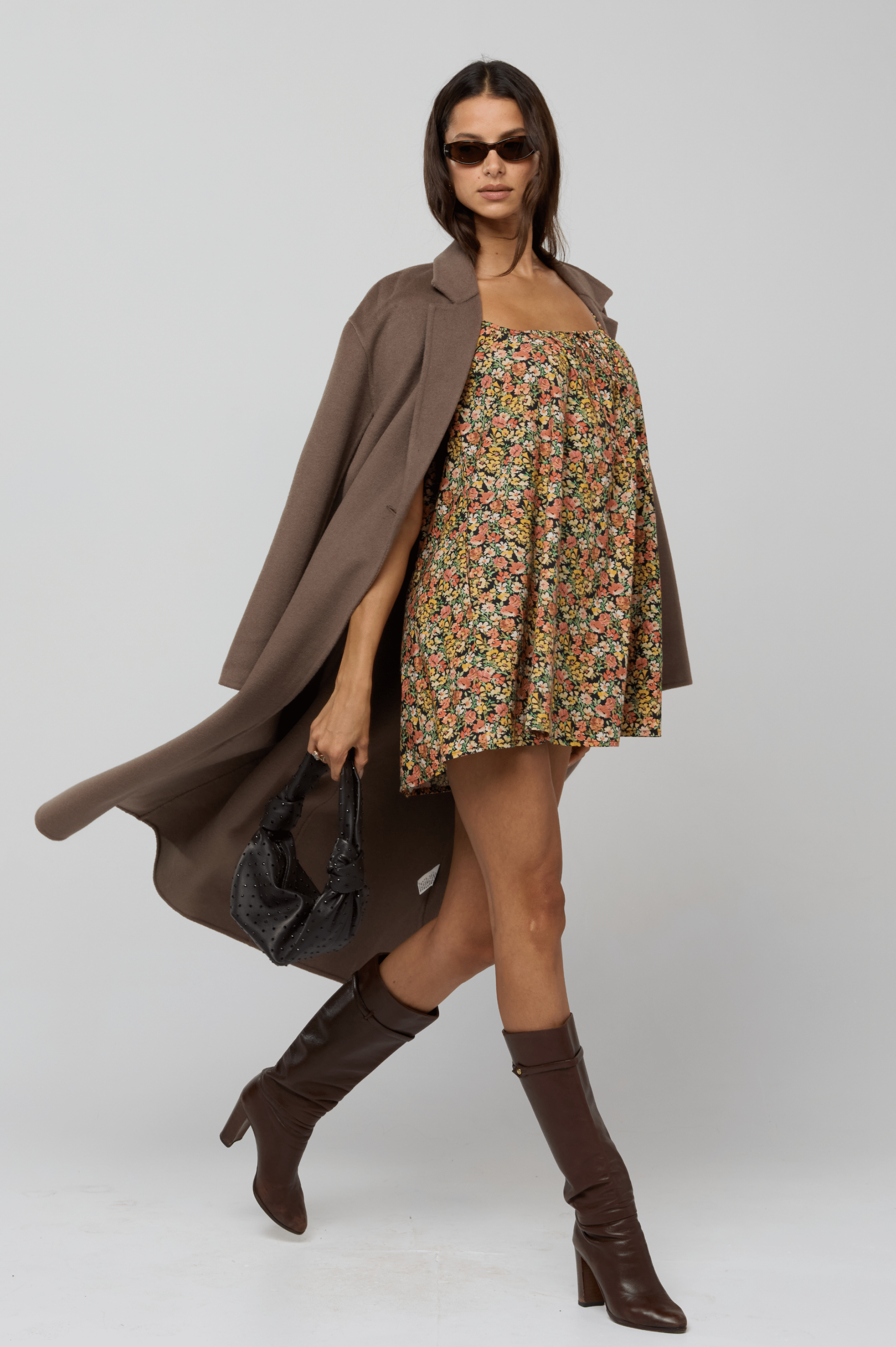 Mini Moo Dress in Fig