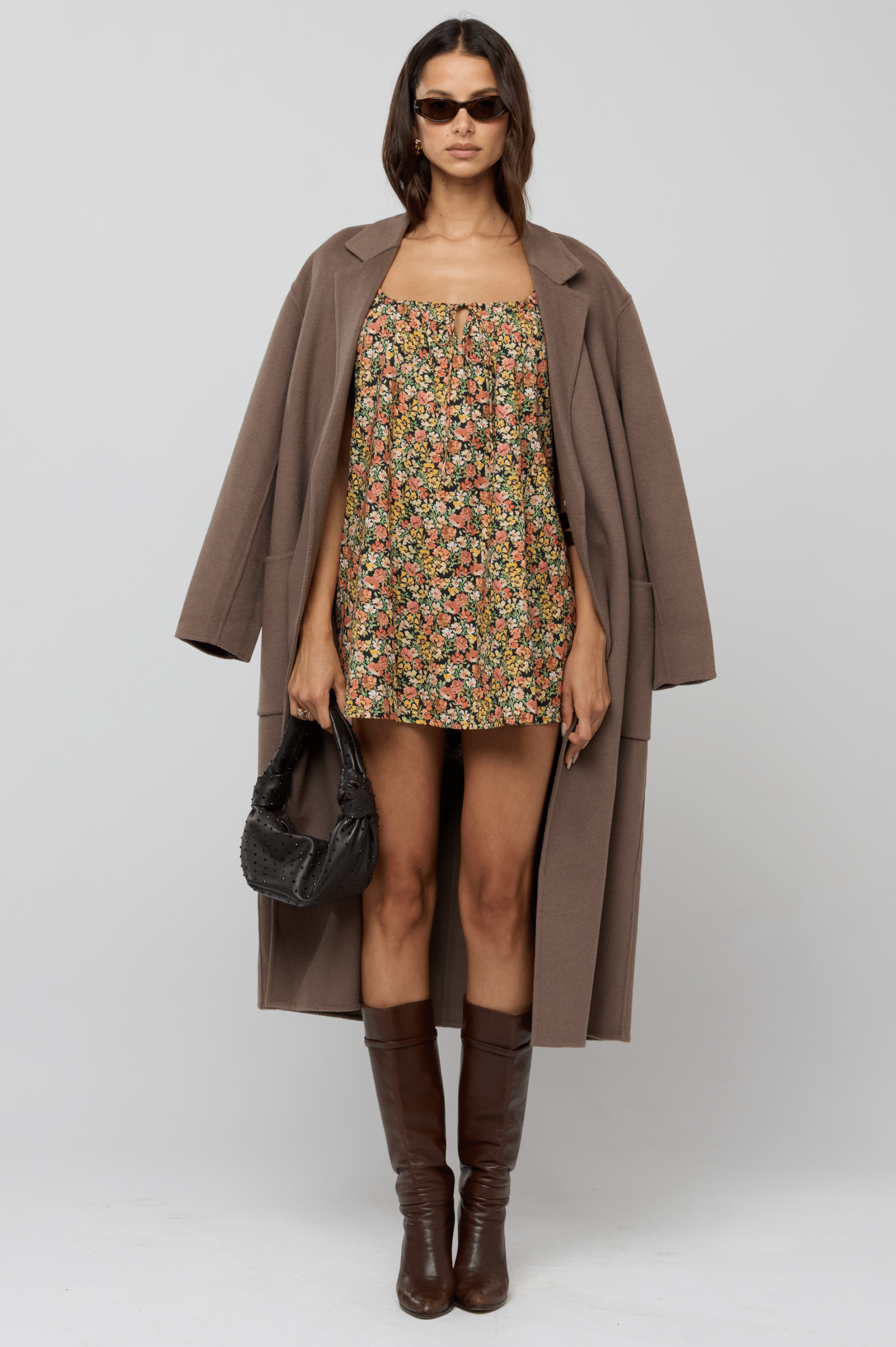 Mini Moo Dress in Fig