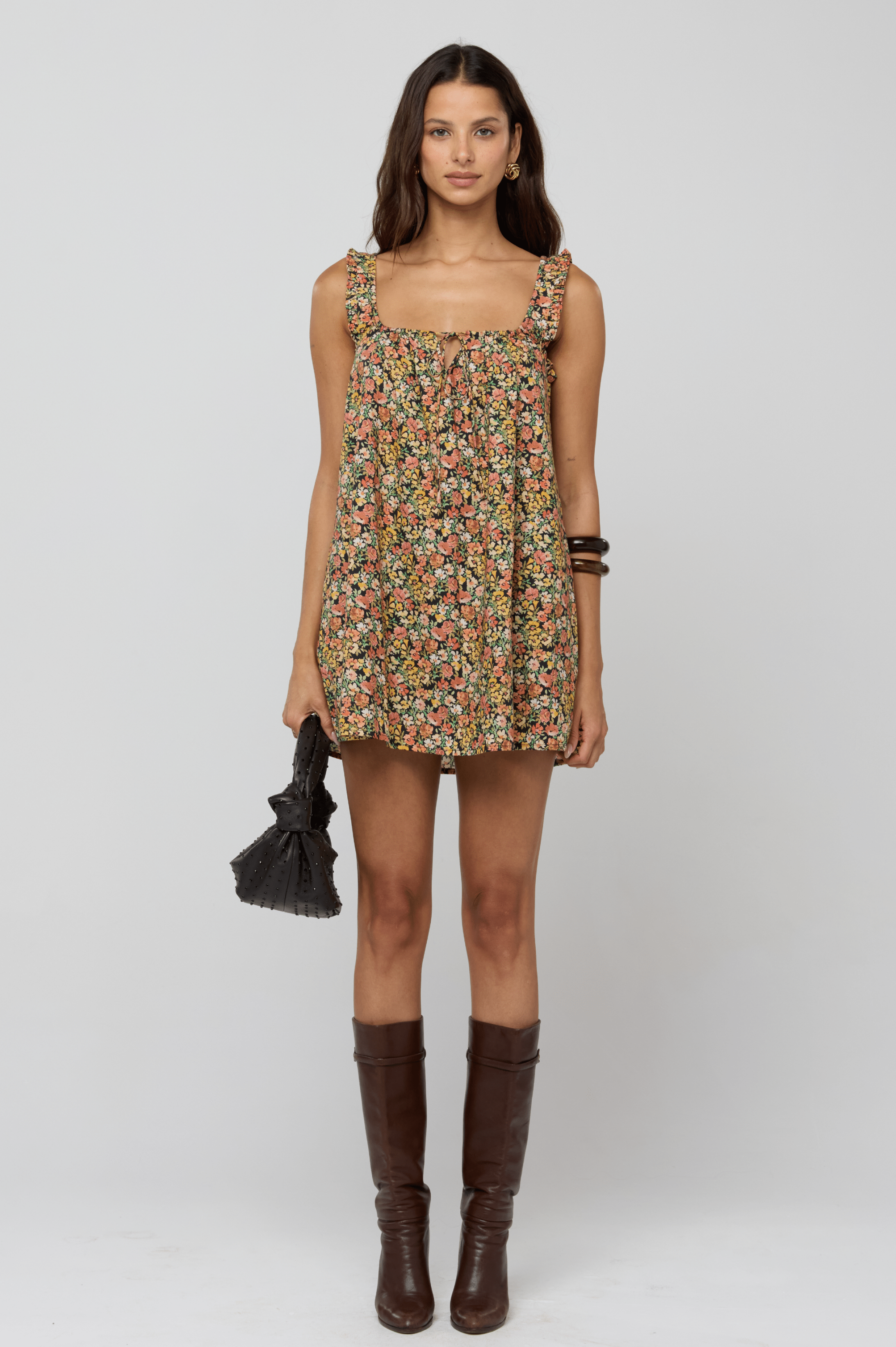 Mini Moo Dress in Fig