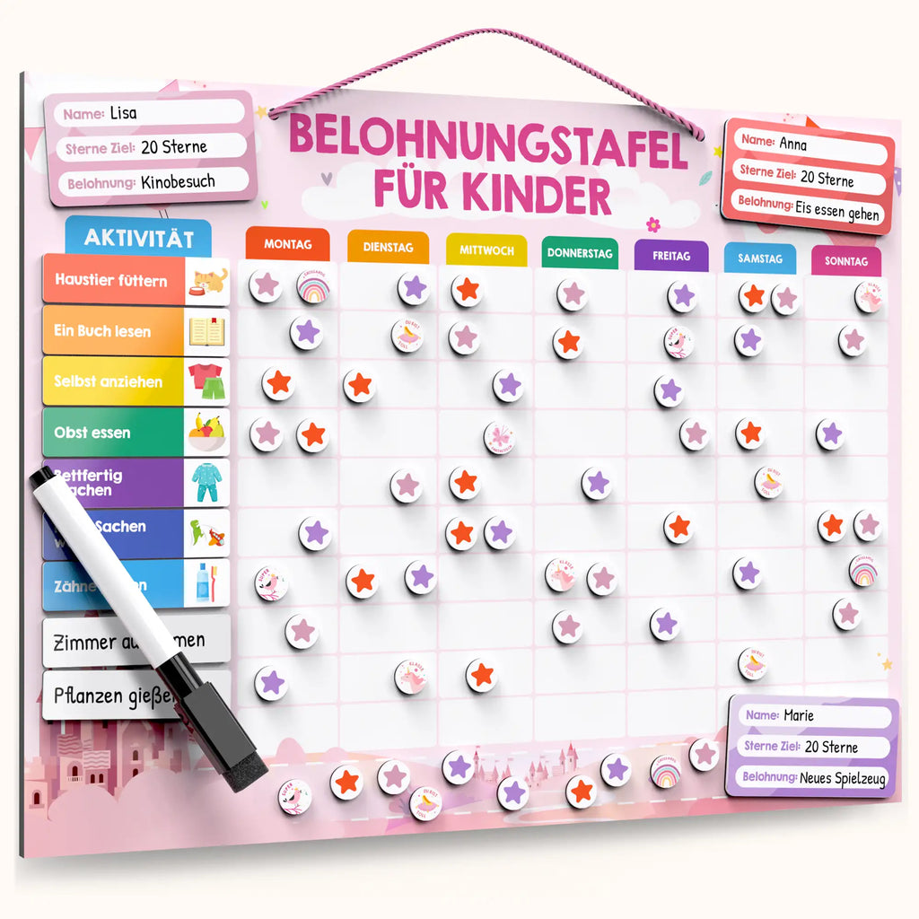Edubini Magnetische Belohnungstafel