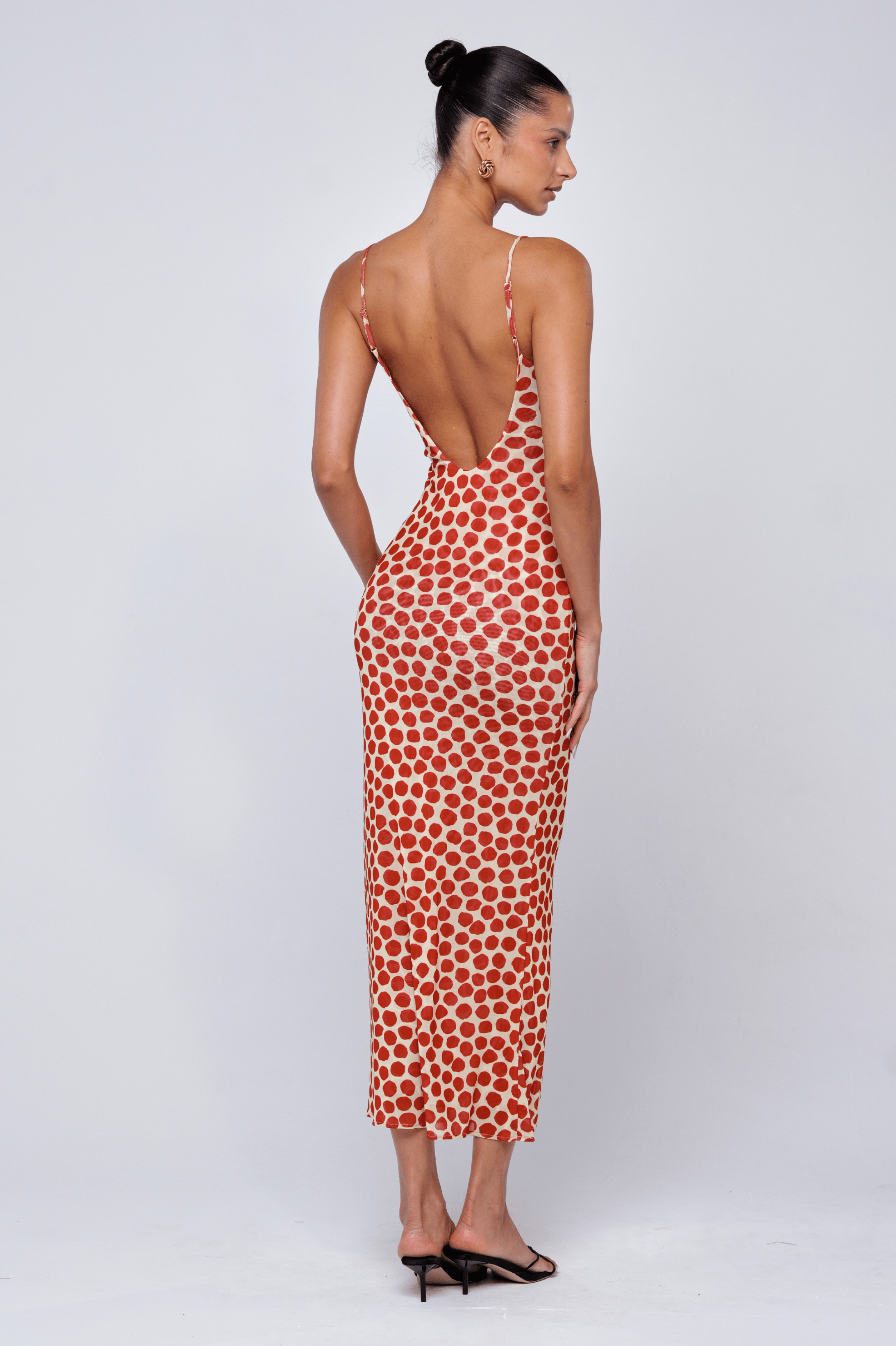 Suki Dress in Campari