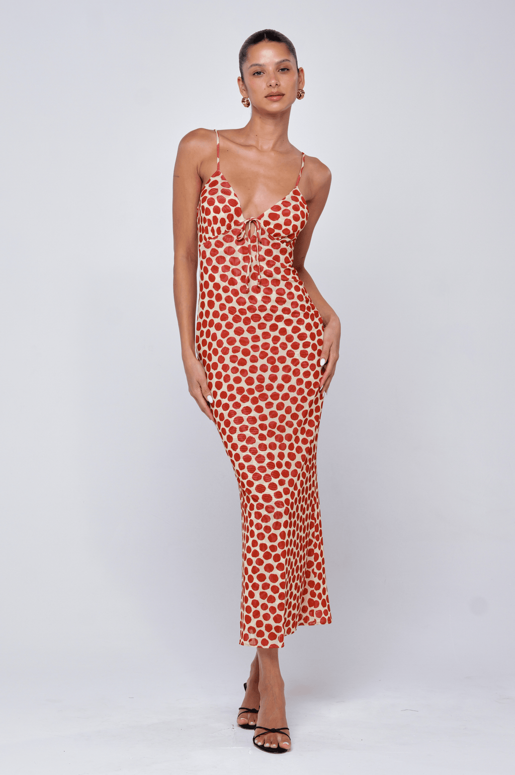 Suki Dress in Campari
