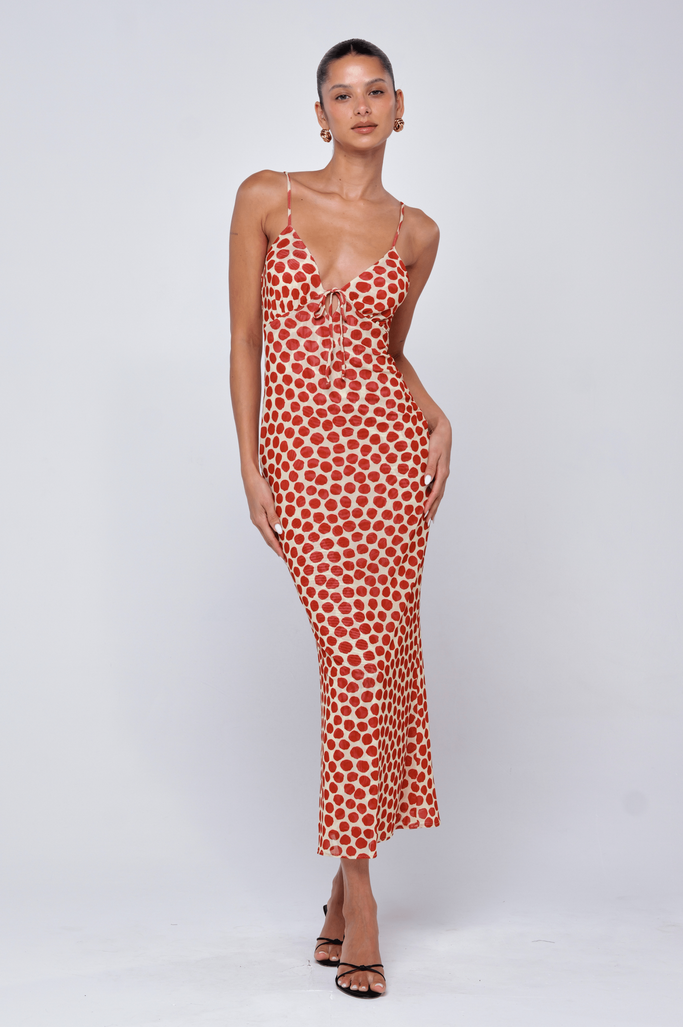 Suki Dress in Campari